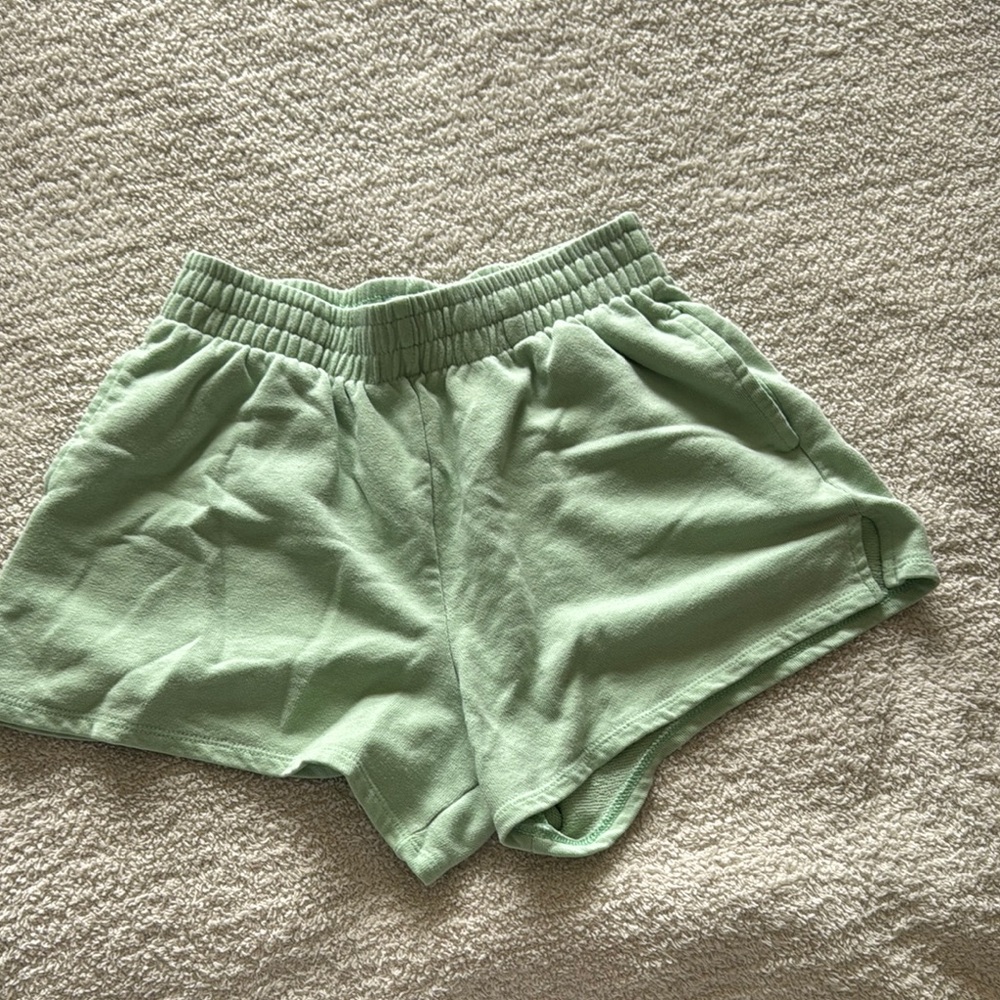 Colsie Green Athletic Shorts Lightweight Comfort